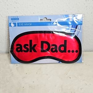 NIP True Inline Beauty ask dad...eye mask in hot pink with black